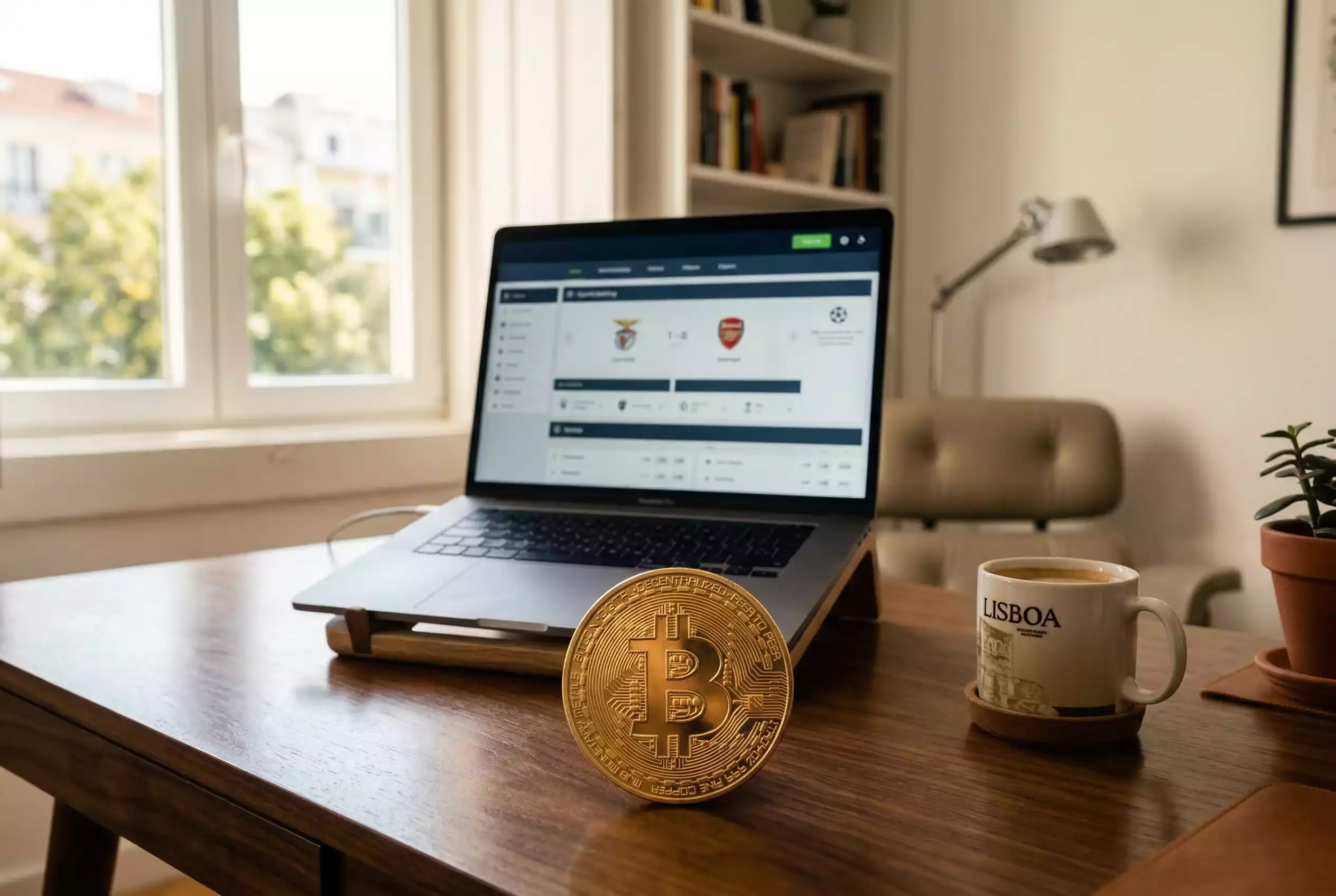 Apostas desportivas Bitcoin em Portugal - guia completo 2026