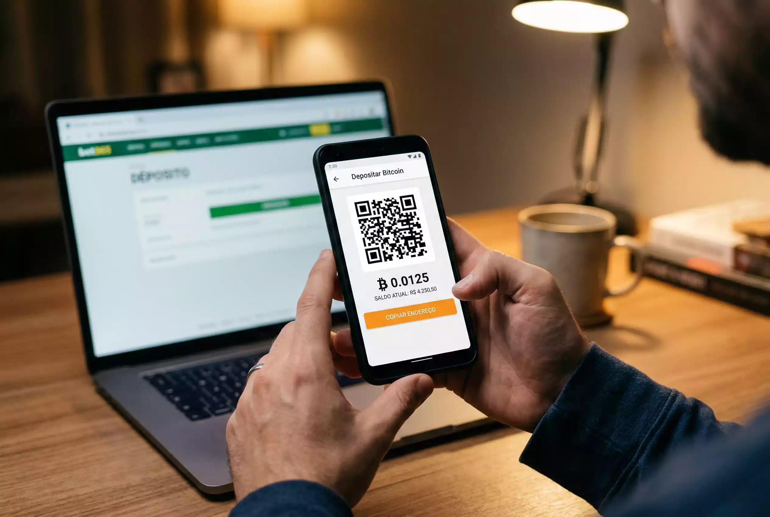 Como depositar Bitcoin numa casa de apostas desportivas