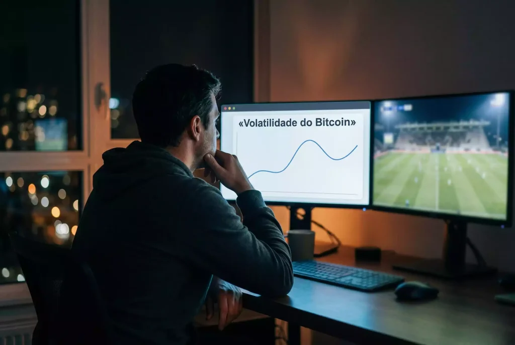 Volatilidade do Bitcoin nas apostas desportivas